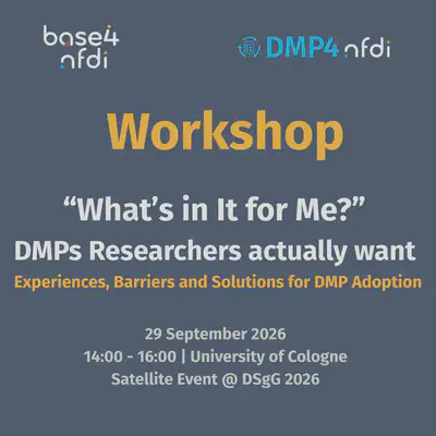 Image showing the workshop title and schedule