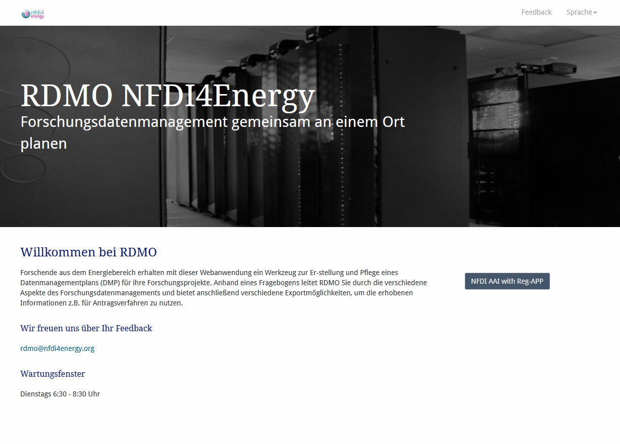 NFDI4Energy RDMO
