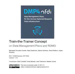 DMP4NFDI Train-the-Trainer Concept on Data Management Plans and RDMO