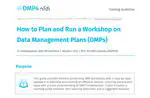 DMP4NFDI Training Guideline – How to Plan and Run a Workshop on Data Management Plans